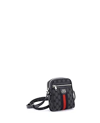 Pre-Owned Balenciaga Mini x Gucci The Hacker Project Zip Messenger Bag Bb Canvas