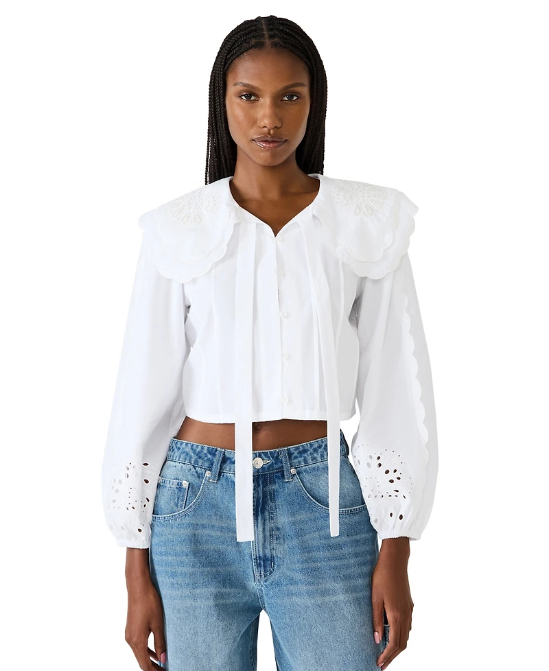 Steve Madden Women's Wrenn Long-Sleeve Top