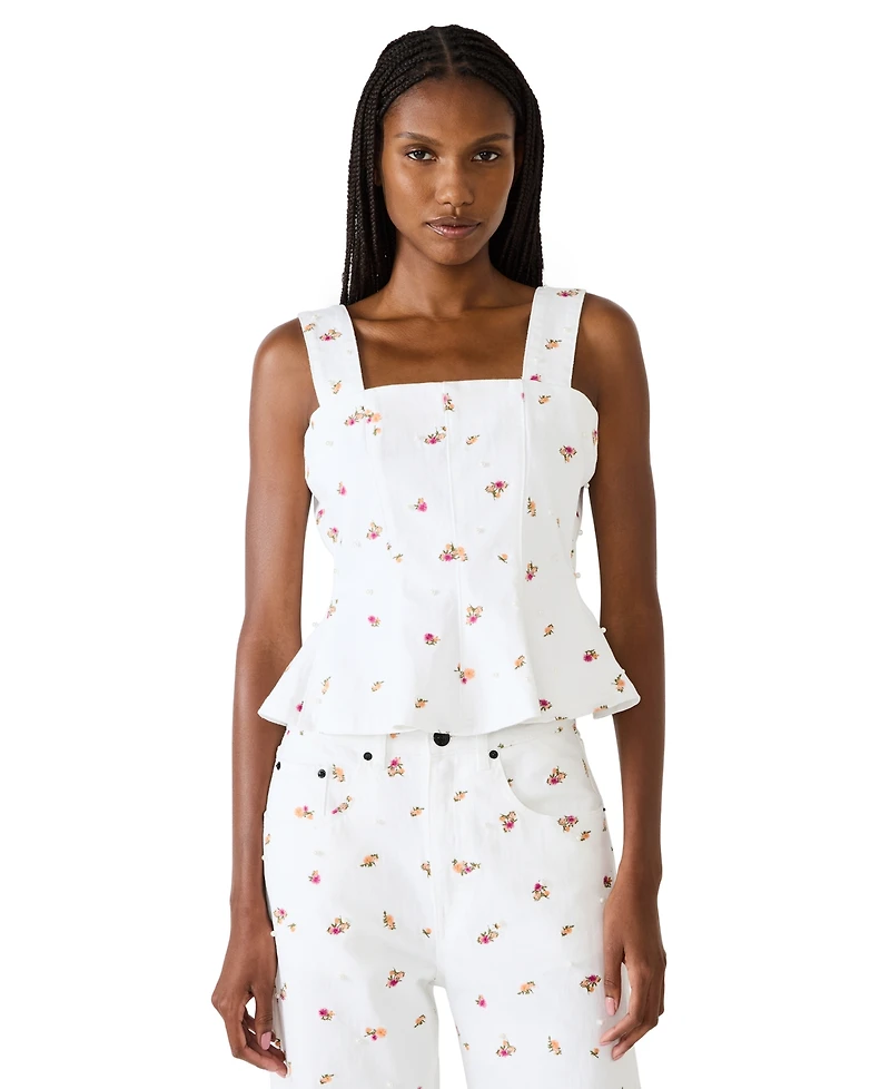 Steve Madden Women's Fiorella Square Neck Top