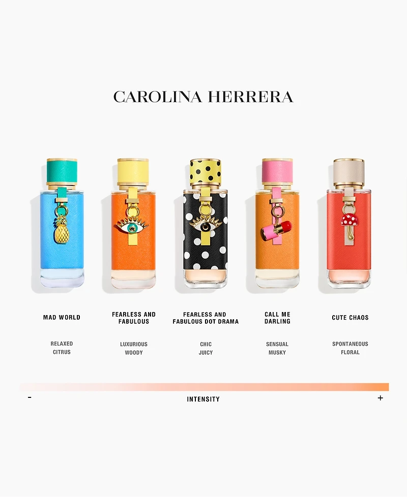 Carolina Herrera Luckycharms Fearless and Fabulous Dot Drama Eau De Parfum, 3.4 oz.