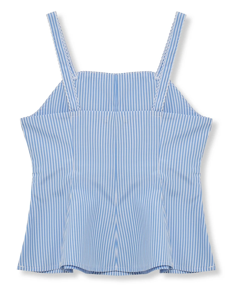 H by Habitual Girls' 7-16 Sleeveless Peplum Top