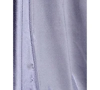 Emerald Sundae Juniors' Satin Off-The-Shoulder Ball Gown