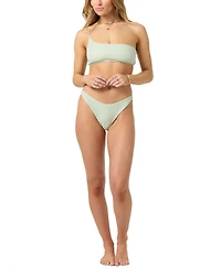 O'Neill Women's Willow Weave Seal Beach One-Shoulder Swim Top