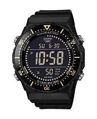 Casio Men's Japanese Quartz Black Resin Watch 47.3mm