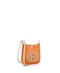 Pre-Owned HERMES Tpm Neo Evelyne Bag Toile and Leather