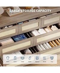 gaomon 7-Drawer Wooden Bedroom Dresser