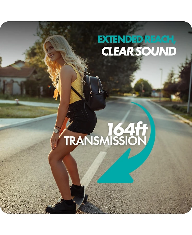 Movo Wireless Mini Di Ultra Compact Wireless Lav Microphone System for iPhone