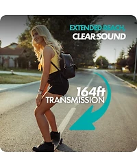 Movo Wireless Mini Di Ultra Compact Wireless Lav Microphone System for iPhone