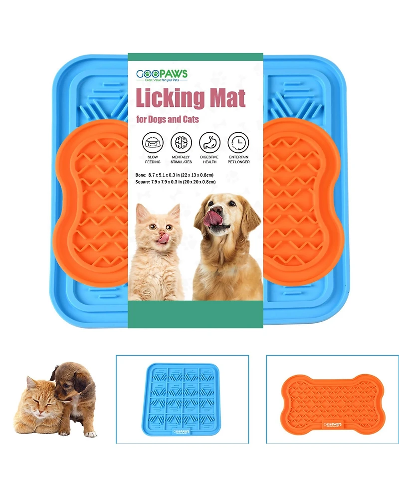Goopaws Licking Mat: 2pk