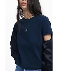 Desigual Women's Basic logo T-shirt