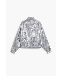 Desigual Girls Girls's Reversible silver jacket