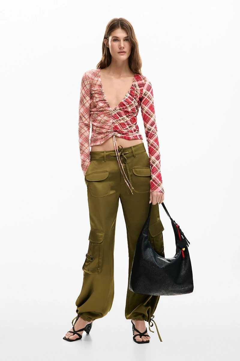 Desigual Women's Medium butterfly cut-out bag