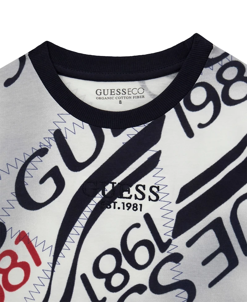 Guess Boys' 8-18 Oversized Crewneck T-Shirt