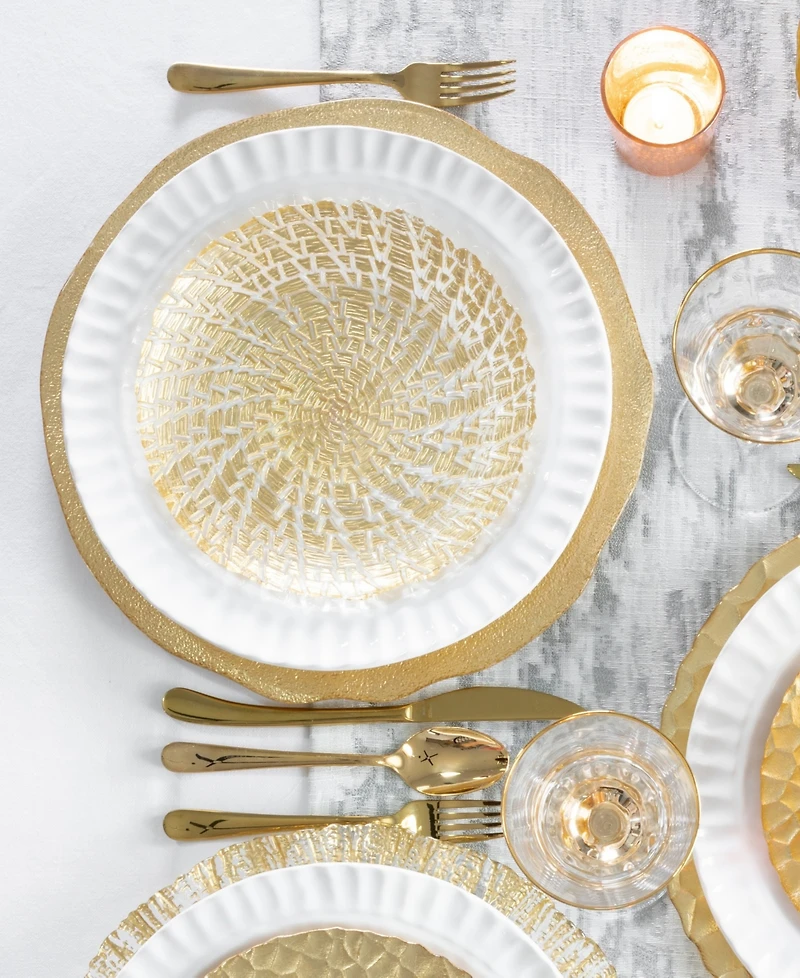 Vietri Rufolo Glass Service Plate