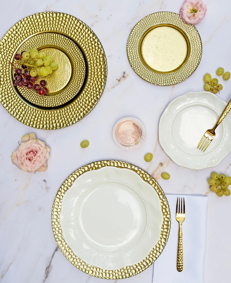 Vietri Pelli Glass Charger Plate