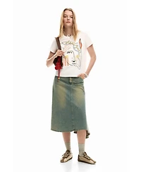 Desigual Women's Logo face t-shirt