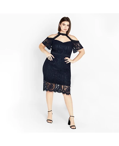 City Chic Plus Pippa Lace Dress