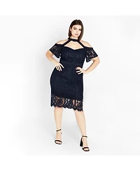 City Chic Plus Pippa Lace Dress