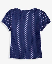 Epic Threads Girls' 12M-5T Dot-Print Tie T-Shirt, Macy's Exclusive