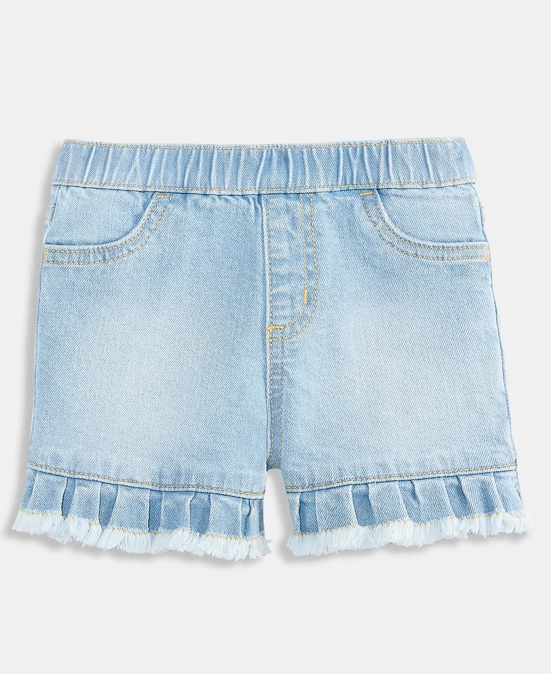 Epic Threads Girls' 12M-5T Denim Ruffled Shorts, Macy's Exclusive