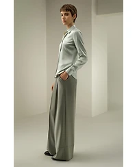 Lilysilk Women's Elegant Silk Slim Fit Shirt