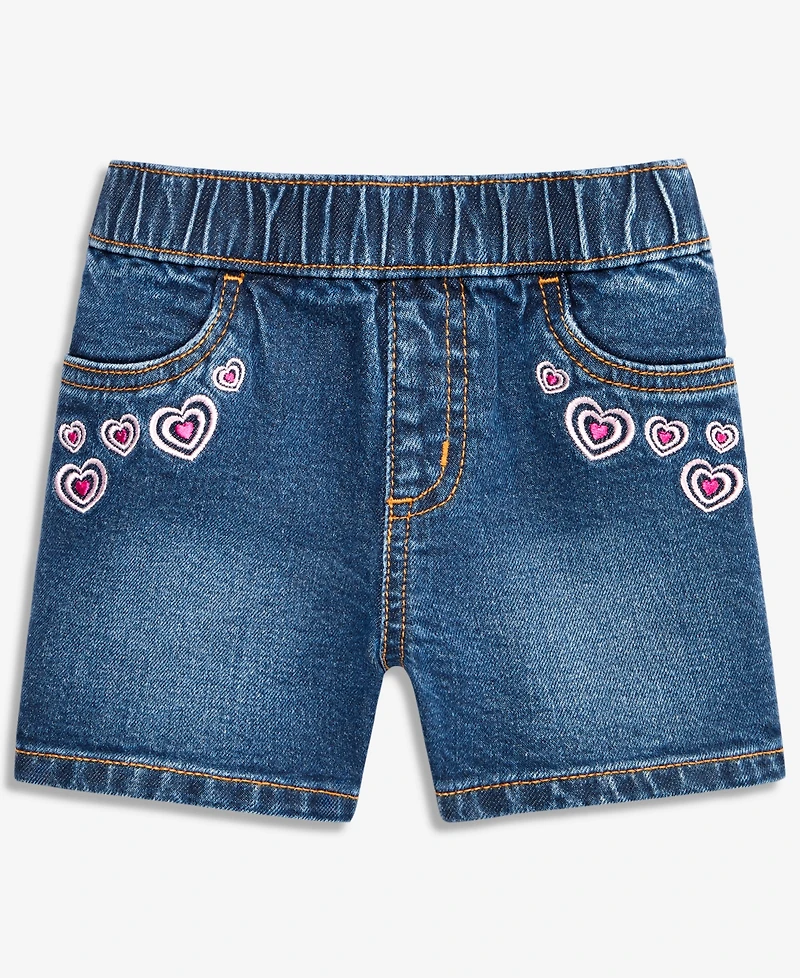 Epic Threads Girls' 12M-5T Hearts Pull-On Shorts, Macy's Exclusive