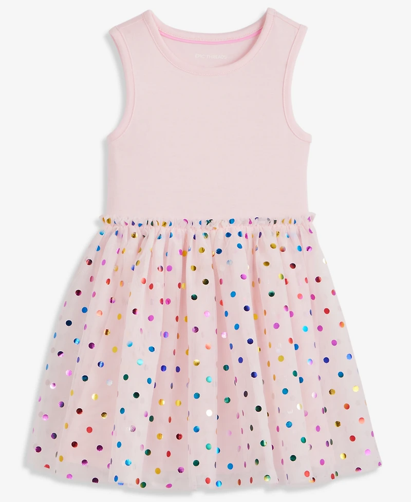 Epic Threads Toddler Girls' 12M-5T Foil Tutu Dress, Macy's Exclusive