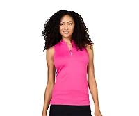 Sofibella Women's Golf Colors Sleeveless Golf Polo
