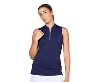 Sofibella Women's Golf Colors Sleeveless Polo