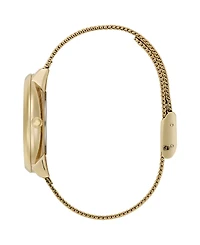 Olivia Burton Women's Celestial Nova Gold Tone Stainless Steel Mesh Bracelet Watch, 35mm