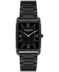 Coach Unisex Elliot Ionic Plated Black Stainless Steel Bracelet Watch, 32x26mm
