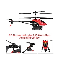 Bruce & Shark 2.4G Rc Helicopter with Lights, 6-Axis Gyro, Auto Hover & Crash Proof Design