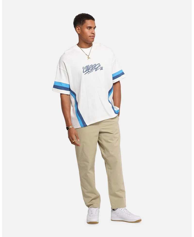 Carre Men's Graffiti Waffle T-Shirt Off White