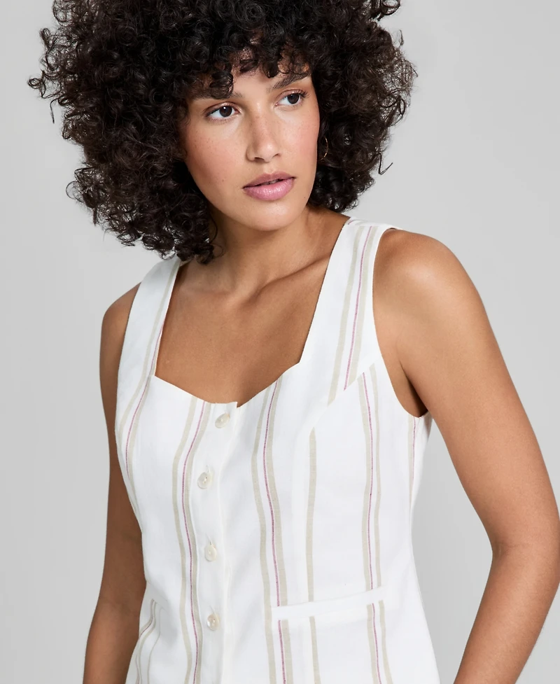 And Now This Women's Square-Neck Striped Vest, Macy's Exclusive