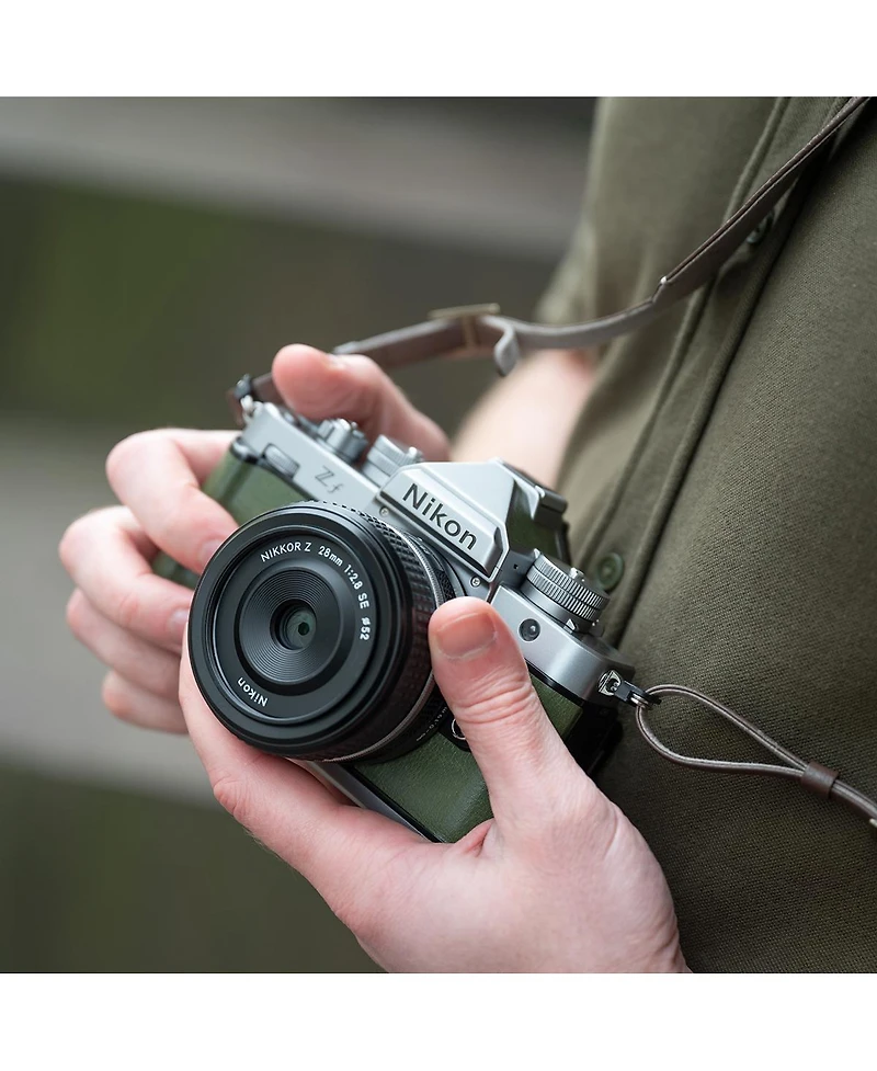 Nikon Z f Mirrorless Camera, Silver/Moss Green