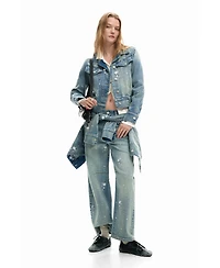 Desigual Women's Trucker jacket with embroidery