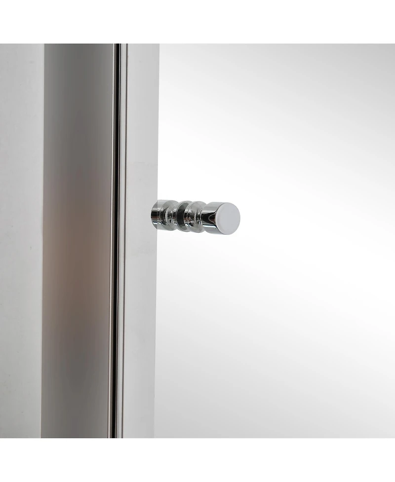 HomCom Bathroom Wall Mount Mirro Medicine Storage Cabinet 3 Level New