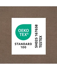 Town & Country Basics Selena Coffee Brown Solid Linen Texture Room Darkening, Grommet Top Curtain Panels