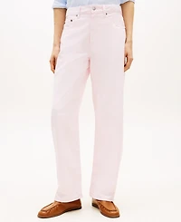 Tommy Hilfiger Women's Ankle Waide Leg Jeans