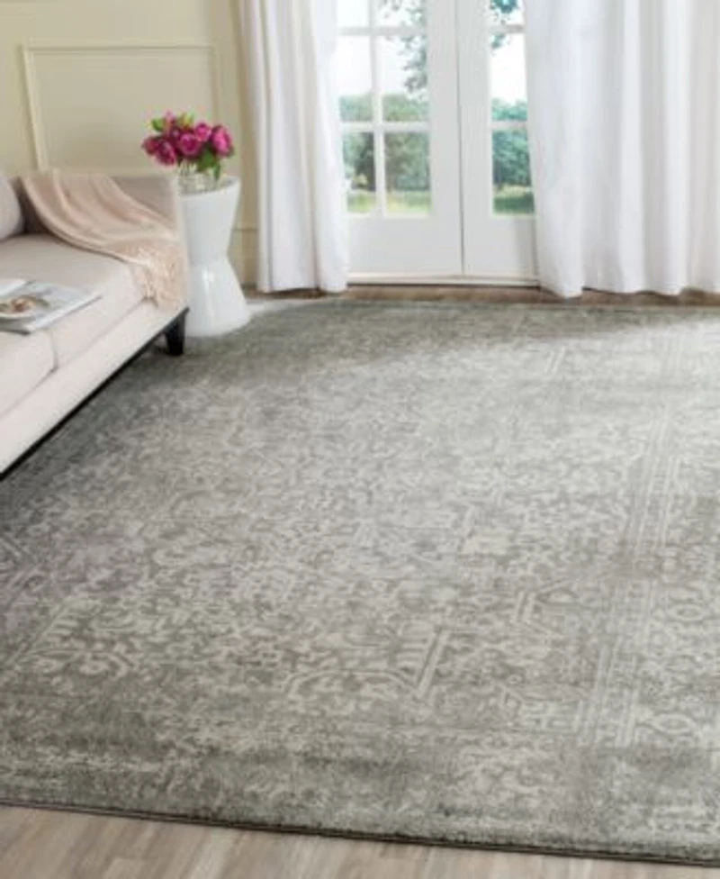 Safavieh Evoke Evk256s Silver Ivory Area Rugs