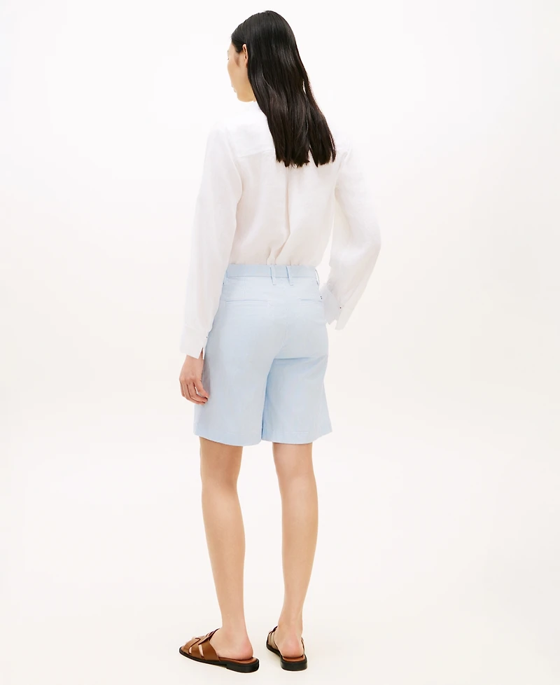 Tommy Hilfiger Women's Slim Straight Printed Shorts