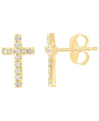 Effy Collection Diamond Earrings (1/10 ct. t.w.) in 14k Yellow Gold