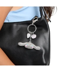 Hello Kitty Sanrio Cinnamoroll Crystal Keychain with Candy & Heart Charms