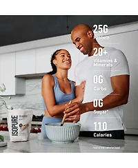 Isopure Zero Carb 100% Pure Whey Isolate Protein Powder, Unflavored, 25g Protein, 16 Servings Tub