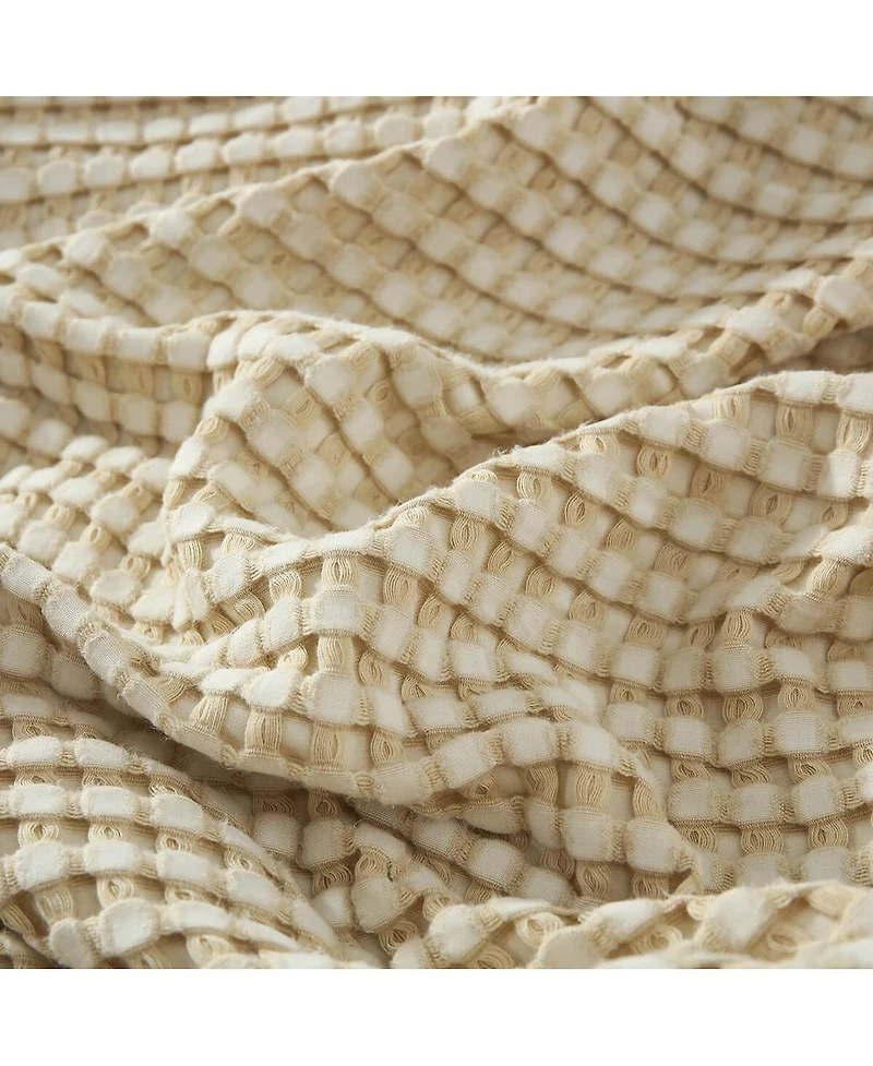 Egyptian Linens Cozy Bamboo Waffle Blanket