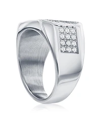 Stainless Steel, Cz Ring