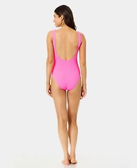 California Waves Women's Wild Cat Print One-Piece Swimsuit