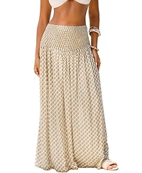 Cupshe Women's Earthshine Ornate Maxi Skirt