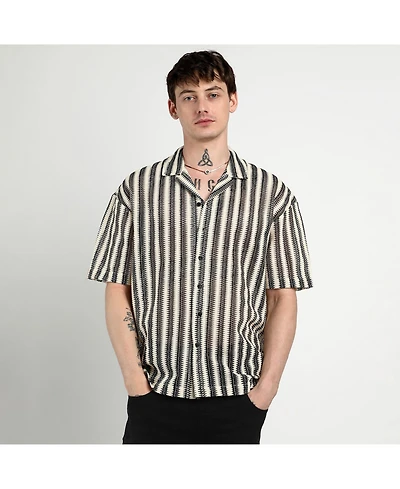 Campus Sutra Men's Paisley Flora Shirt