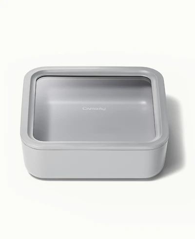Caraway 10-Cup Glass Food Storage Container with Lid